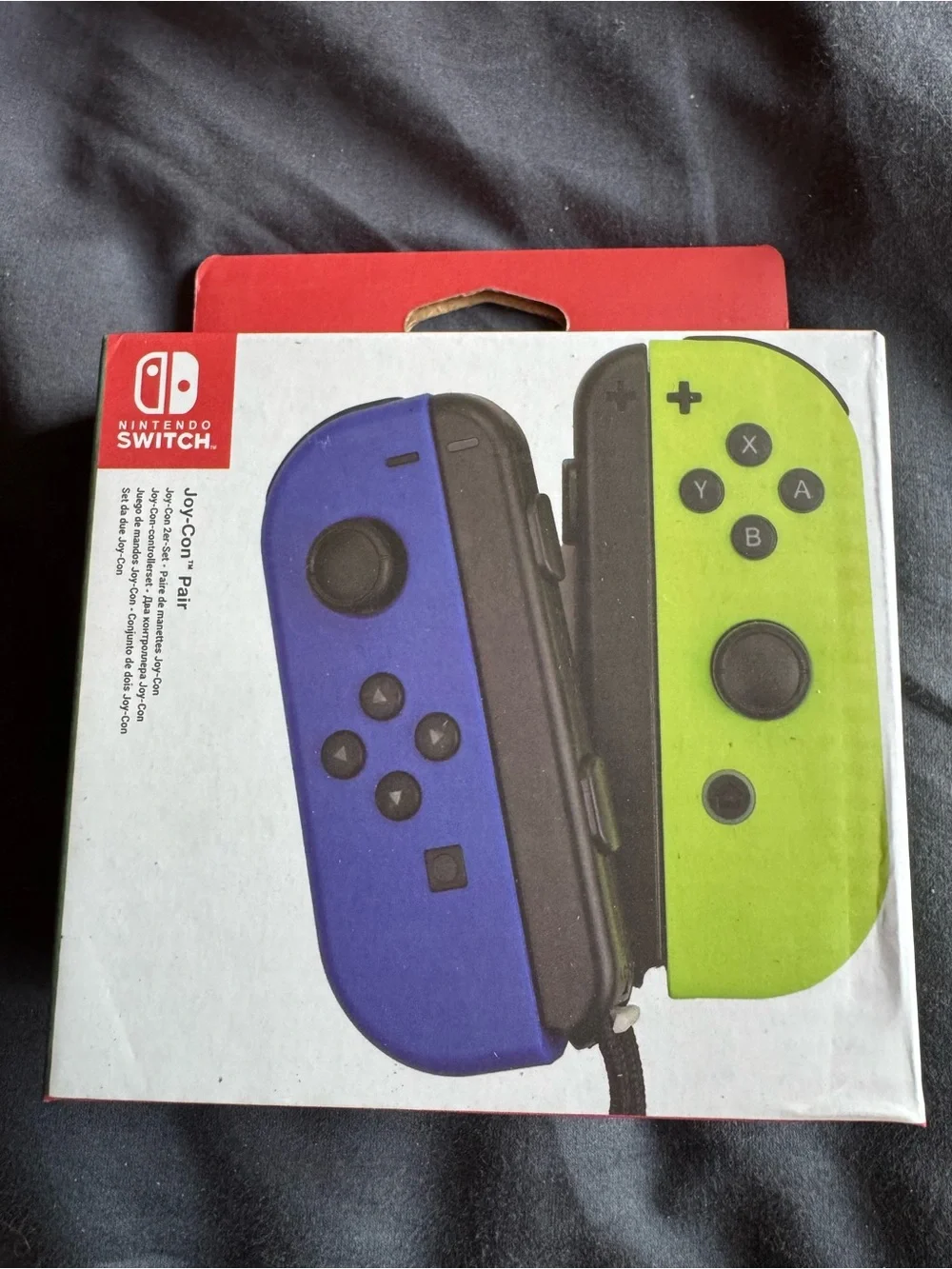 Nintendo Joy-Con Pair - Blue & Neon Yellow Controllers